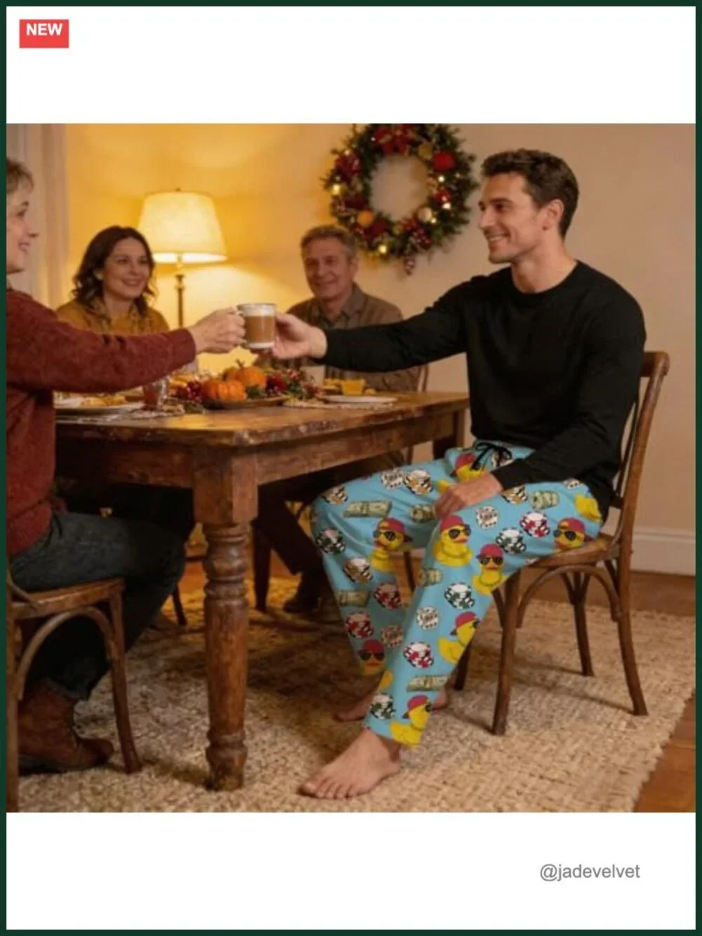 Men's Lightweight Sleep Lounge Pajama Pants with Pockets